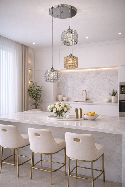 Φωτιστικό κρεμαστό "Crystal Harmony"